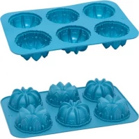 Форма силіконова 6шт на планшеті FY-0198, 26*17*3см