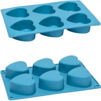 Форма силіконова 6шт на планшеті  27,5*18*3,5см FY-0810