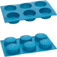 Форма силіконова 6шт на планшеті FY-0197, 27*17*3см