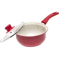 Сотейник мармурова крихта із кришкою  20х8см 367-6