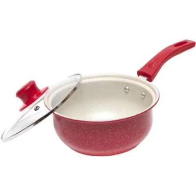 Сотейник мармурова крихта із кришкою  20х8см 367-6