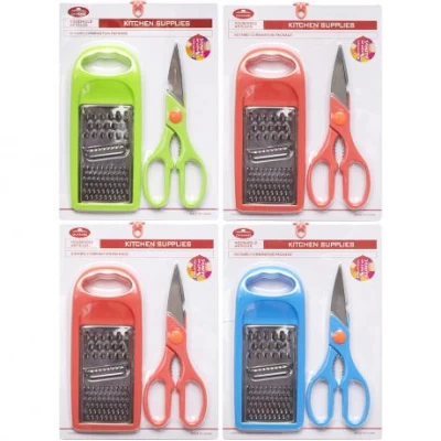 Набір кухонний : Терка та ножиці 6006