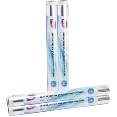 Фольга алюмінієва професійна 44/5 метров 35 мкр Фольга алюмінієва професійна 44/5 метров 35 мкр