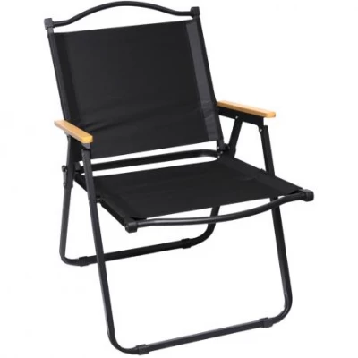 Стілець складний для кемпінгу DC-6005 Чорний метал, тканина