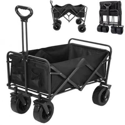 Візок складаний 4 колеса, великий з гальмом DC-7802 Візок складаний 4 колеса, великий з гальмом DC-7802