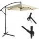 Парасолька складана на бічній стійці  метал/тканина 3м ZT-19143-17
