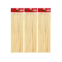 Бамбукові шампури для барбекю і гриля 25см*9мм ZQ-0.9*25cm