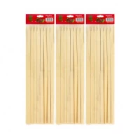 Бамбукові шампури для барбекю і гриля 30см*9мм ZQ-0.9*30cm