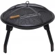 Мангал круглий із кришкою сіткою 55 см YS0448-6