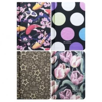 Блокнот 14*9,5см Мандарин 64л. тв. обкл., клітинка 60г/м2, метал. фольга 9544/-45/-46/-47 Блокнот 14*9,5см Мандарин 64л. тв. обкл., клітинка 60г/м2, метал. фольга 9544/-45/-46/-47