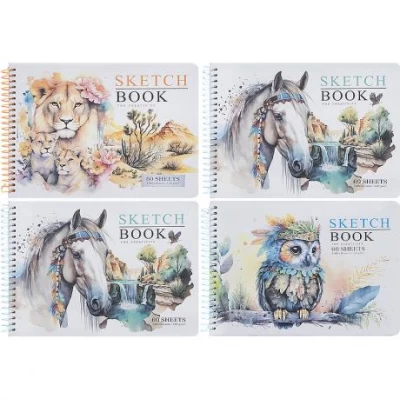 Блокнот скетчбук А5 Мандарин тверда обкл. 60л. чистий лист 120г/м2 9588/-89/-90 Блокнот скетчбук А5 Мандарин тверда обкл. 60л. чистий лист 120г/м2 9588/-89/-90