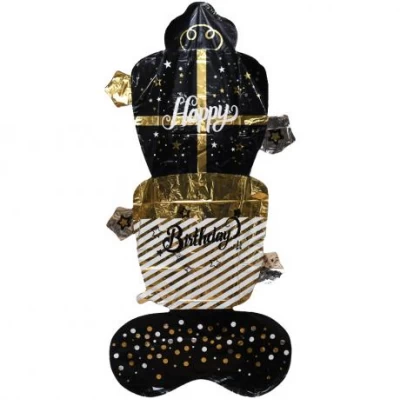 Кулька фольгована підлогова Happy Birthday 120 см FL-003