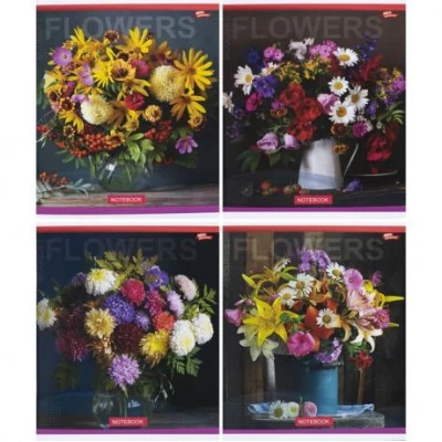 Зошит кольоровий 12 листів, клітина  3415D