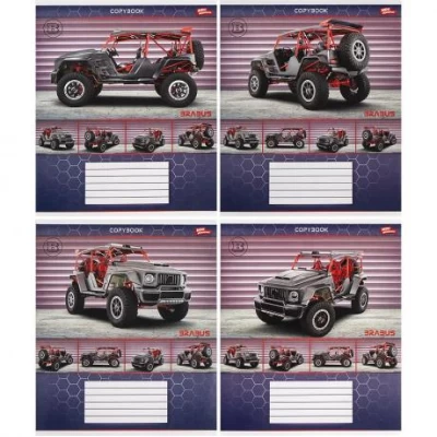 Зошит кольоровий 12 листів, клітина 3525