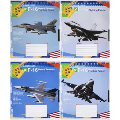 Зошит кольоровий 12 аркушів, клітинка 3596 M