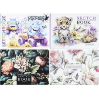 Блокнот скетчбук А5 Мандарин 24л., тверда обкл., чистий лист 9576/-77/-78/-79 Блокнот скетчбук А5 Мандарин 24л., тверда обкл., чистий лист 9576/-77/-78/-79