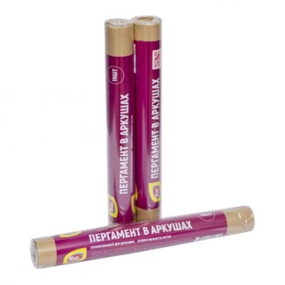 Пергамент листовий силікон коричневий 28х30см 15шт Пергамент листовий силікон коричневий 28х30см 15шт