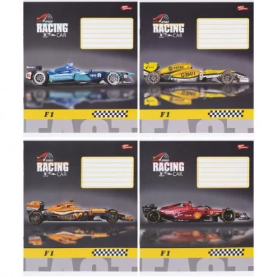 Зошит кольоровий 12 аркушів, лінія 3599