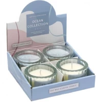 Ароматична свічка у скляному стакані 5,5*4см KF502-1