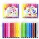 АКЦІЯ! Фломастер 18 кольорів 204-18 Water color pen у пластикому боксі