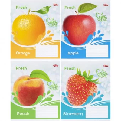 Зошит кольоровий 24 листи, клітина 3610