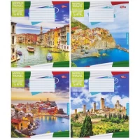 Зошит кольоровий 18 аркушів, клітинка 3605 N