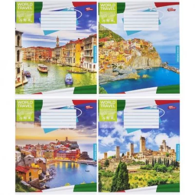 Зошит кольоровий 18 аркушів, клітинка 3605 N