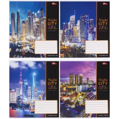 Зошит кольоровий 48 аркушів, клітинка 3645