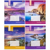 Зошит кольоровий 48 аркушів, клітинка 3542