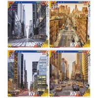 Зошит кольоровий 96 аркушів, клітинка 3625