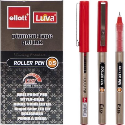 Ручка гелева Ellott ET289-12 червона