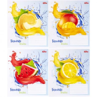 Зошит кольоровий 18 аркушів, клітинка 3603N Зошит кольоровий 18 аркушів, клітинка 3603N