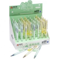 Ручка автоматична пише-стирає 35015 з підвіскою, синя