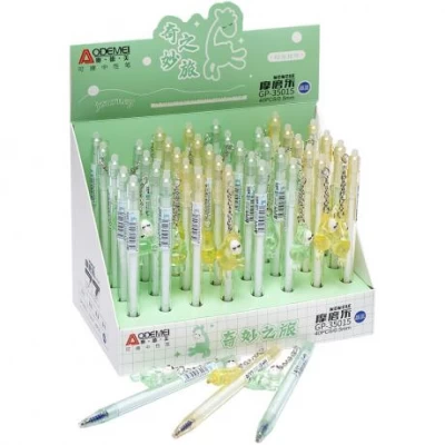 Ручка автоматична пише-стирає 35015 з підвіскою, синя