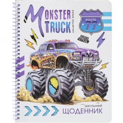 Щоденник A5 УКР на СПІРАЛІ, тверда обкладинка SD1901 Щоденник A5 УКР на СПІРАЛІ, тверда обкладинка SD1901