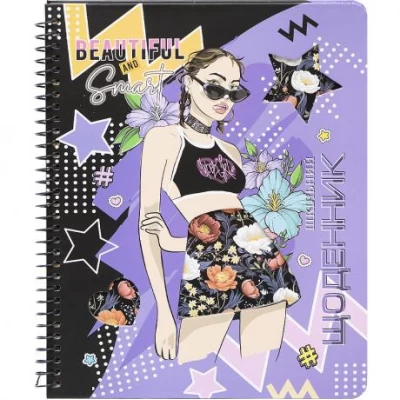 Щоденник A5 УКР на СПІРАЛІ, тверда обкладинка SD1903 Щоденник A5 УКР на СПІРАЛІ, тверда обкладинка SD1903