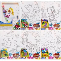 Креативна творчість Розмальовка за номерами Coloring by numbers 31см*21см ДТ-ОО-09416