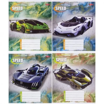 Зошит кольоровий 18 аркушів, лінія 3491 M