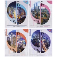 Зошит кольоровий 96 аркушів, лінія 3656