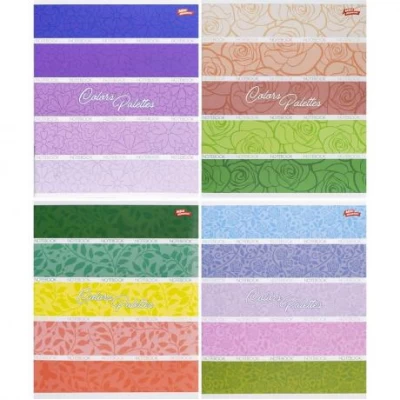 Зошит кольоровий 96 аркушів, лінія 3466