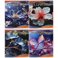 Зошит кольоровий 96 аркушів, клітинка 3654 D