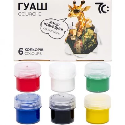 Набір гуашевих фарб  6*16 мл, 7С: 7C20602
