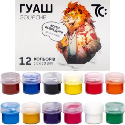 Набір гуашевих фарб  12*16 мл, 7С: 7C21204