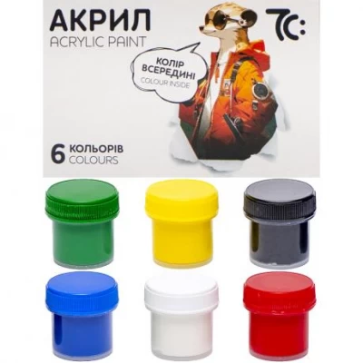 Набір акрилових  фарб  6*10 мл, 7С: 7C50601