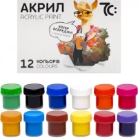 Набір акрилових  фарб  12*10 мл, 7С: 7C51202