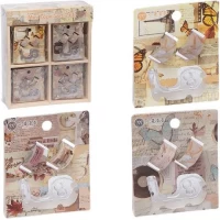 Набір 2+1 Скотч декоративний паперовий МІНІ з диспенсером XM-JD2873B