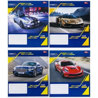 Зошит кольоровий 24 аркуші, клітинка 3476 M