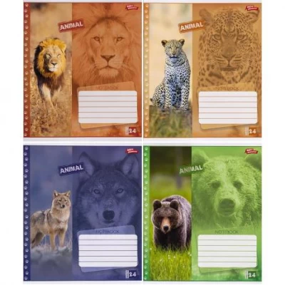 Зошит кольоровий 12 аркушів, клітинка 3519 N