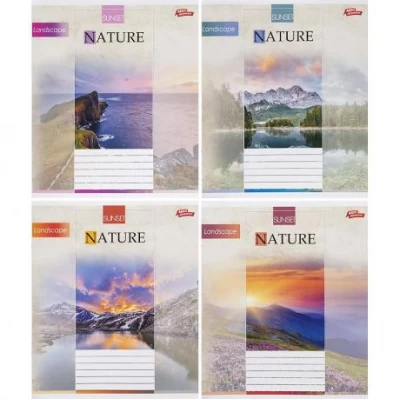 Зошит кольоровий 12 листів, клітина 3539 N Зошит кольоровий 12 листів, клітина 3539 N