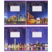 Зошит кольоровий 24 аркуші, лінія 3673 N